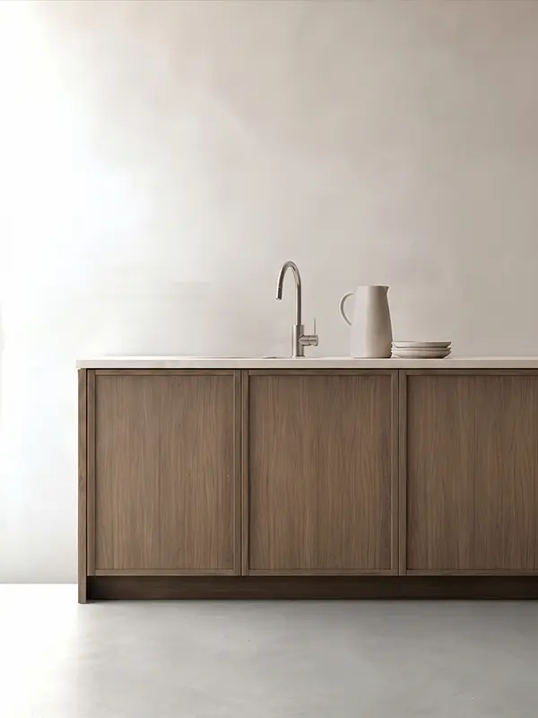 Kitchen with Slim Cava doors